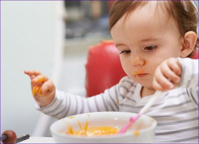 Izbornik djeteta u dobi od 1 godine i 2 mjeseca: kako hraniti bebu, približnu prehranu