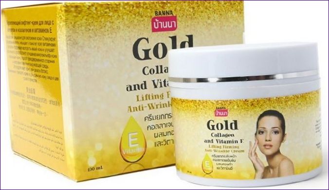 Krema od zlata s kolagenom i vitaminom E