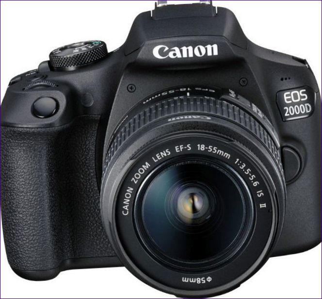 Canon EOS 2000D Kit crni EF-S 18-55mm f/3.5-5.6 III